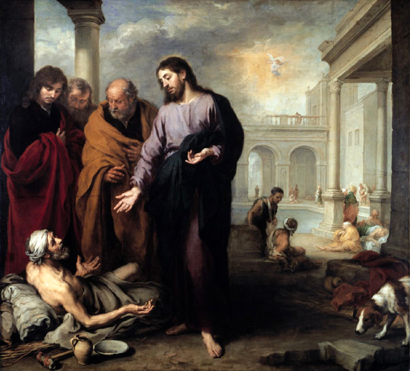 Healing of the Paralytic by Murillo
